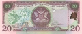 Trinidad Tobago 20 Dollars, 2002